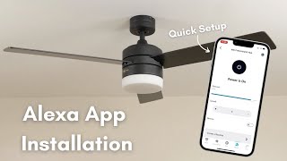 How to Pair Your Amazon Alexa App with Your Smart Westinghouse Lighting Ceiling Fan [upl. by Rodgiva211]