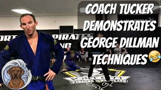 Coach Tucker working on George Dillman techniques at SaltyDog BJJ [upl. by Osric]