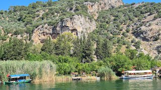 Morning walk along the Dalyan river by MarioF TravelwithHugoF [upl. by Oigres]