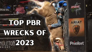 Crash and ClashThe Most Unforgettable Bull Riding Wrecks of 2023 [upl. by Mikes]