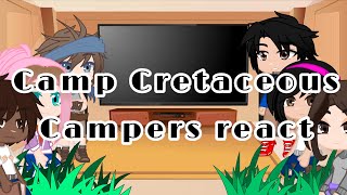 Camp Cretaceous campers reacts to season 4 trailer  gacha club [upl. by Haropizt]