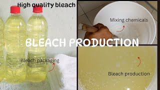 How To Make Bleach For BeginnersCommercial Purposes 💯 [upl. by Anairol120]