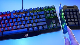 EL MEJOR TECLADO GAMER SALVO POR UN DETALLE ASUS ROG CLAYMORE CORE ESPAÑOL UNBOXING Y REVIEW [upl. by Wyatan]