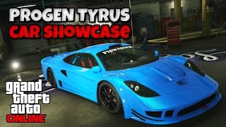 GTA 5  quotProgen Tyrusquot Car Showcase Cunning Stunts DLC [upl. by Lladnarc298]