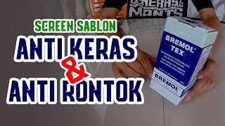 Cara Mencampur Afdruk Sablon Manual  Bremol Tex [upl. by Nolek]