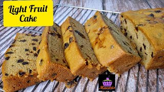 How to make a light fruit cake recipe for christmas [upl. by Oicnevuj654]