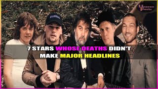 7 Stars Whose Deaths Didnt Make Headlines celebrities hollywood actors celebs entertainment [upl. by Che]