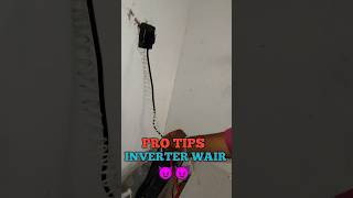 INVERTER WAIR FITTING WITH SOCKET CONNECTION 😈 INVERTER WAIR BOARD CONNECTION 😈👍 VIRAL VIDEOS [upl. by Deeas]