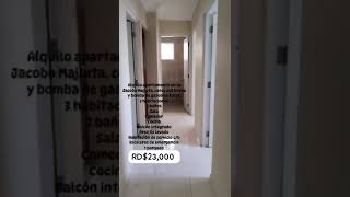 ALQUILO APARTAMENTO EN LA JACOBO Precio RD23000 [upl. by Siramay]