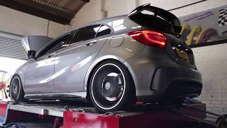 Mercedes AClass A45 AMG 4Matic  Scorpion Car Exhaust CatBack System  GhostBikes [upl. by Anerev]