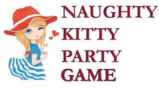 Naughty kitty party game with lipstick Couple kitty party games Funny Games For Ladies Kitty Party [upl. by Yekram]