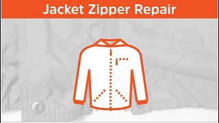 JACKET ZIPPER REPAIR  Repair a zipper on a coat hoodie fleece or rain jacket in 2 under minutes [upl. by Aicilif]