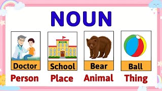 Noun for class 1  Noun for kids  Noun definition  Noun in English grammar  Noun parts of speech [upl. by Nutter]