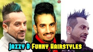 Jazzy B Funny Hair Styles  Jazzy B Fashion Life Style  Bolly Fry [upl. by Ameerahs619]