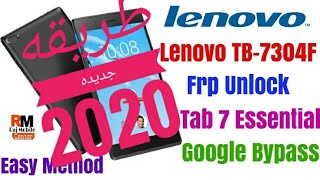 Lenovo Tab 4TB7304IRemove google account Bypass FRPwhiteout pcحذف حساب جوجل تاب بدون كمبيوتر [upl. by Camus528]