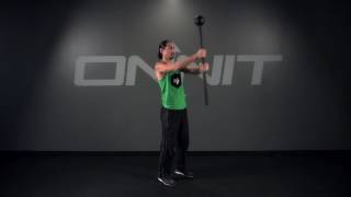 Sphere Far Front Press Steel Mace Exercise [upl. by Trixy]