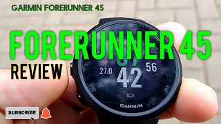 Review do Garmin Forerunner 45 após 1 mês de uso [upl. by Siekram]