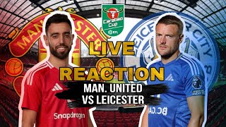 LIVE STREAMING CARABAO CUP 2425 MANCHESTER UNITED VS LEICESTER CITY [upl. by Larrisa265]