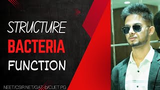 BACTERIA  STRUCTURE AND FUNCTION  TYPE  HINDI bacteria microbiology hindi [upl. by Kaule]