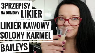 Domowy alkohol Przepis na likier solony karmel Likier kawowy Przepis na baileys [upl. by Cirdes617]