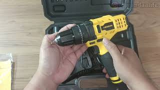 krisbow cordless drill  unboxing review [upl. by Ivie]