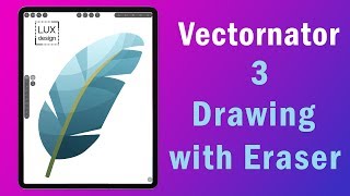 Vectornator Tutorial 3 Drawing with Eraser [upl. by Thelma615]