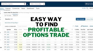 How to find stocks for options trading  Part 1 using barchartcom [upl. by Feingold133]