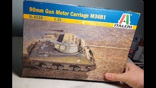 90mm Gun Motor Carriage M36B1  ITALERI [upl. by Prudence266]