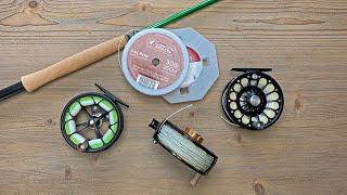 How To Spool A New Fly Reel Yourself  Quick and Easy [upl. by Norra]