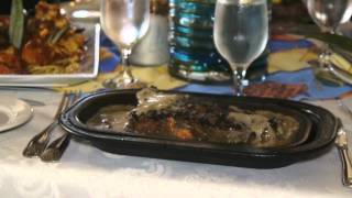 Captains Inn Steak Au Poivre Flambe 304 E Lacey Rd Forked River NJ 08731 609 6933351 [upl. by Kcir]