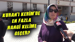 Kuranı Kerimde En Çok Hangi Kelime Geçer [upl. by Seluj287]