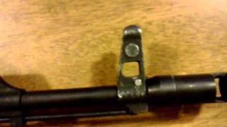 WASR 10 canted front sight how to fix it [upl. by Jami890]