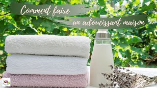 DIY  COMMENT FAIRE SON ADOUCISSANT POUR LINGE  TUTO [upl. by Terena]