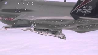 First F35A InFlight Missile Launch [upl. by Eniamraj]