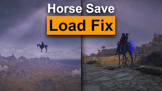 Skyrim Mod Horse Save Load Fix [upl. by Riocard]