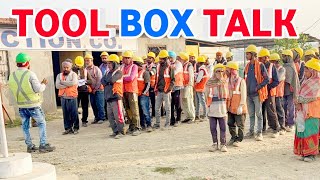 Tool Box Talk  Safety Video  Safety Meeting  TBT  Safety Officer Vishal sir toolboxtalk tbt [upl. by Aridatha250]