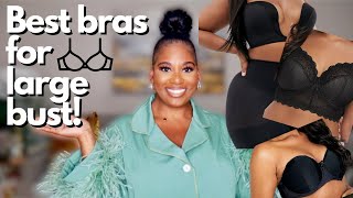 BEST BRAS FOR LARGE BUSTS DDD amp SHAPEWEAR SECRETS REVEALED  POCKETSANDBOWS [upl. by Arracot234]