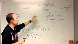 Derivation of Gravitational Potential Energy [upl. by Leeann86]