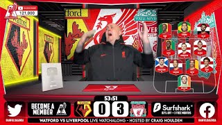 LIVERPOOL FAN REACTS TO INCREDIBLE SALAH GOAL Watford 05 Liverpool [upl. by Zeugirdor895]