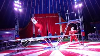 Tony Tonito Clowns Uncle Sams American Circus 2017 [upl. by Otir210]