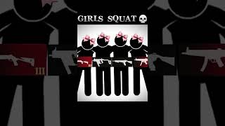 Girls Squad🥱 amp Boys Squad💀 freefireshorts freefire [upl. by Cirde215]