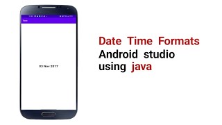 How to format date and time in Android  javalangRuntimeException Unable to start activity SOLVED [upl. by Quincey490]