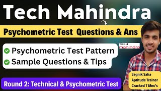 🔥Tech Mahindra Psychometric Test Questions amp Answers  Test Pattern Tips  Round 2 Test Process [upl. by Yemiaj]