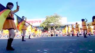 NEW YEARS ROSE PARADE 2012  Kyoto Tachibana High School Green Band edited [upl. by Aiselad414]