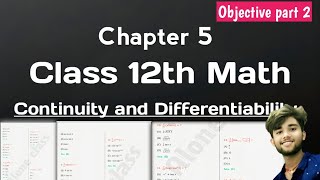 class 12th math ex 5 differentiation vvi objective  ex 5 vvi objective  class 12th math vvi MCQ [upl. by Vel165]