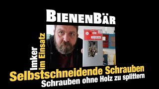 Selbstschneidende Schrauben  Schrauben OHNE vorbohren [upl. by Arrat470]