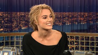 Keira Knightleys quotPirates of the Caribbeanquot Cleavage  Late Night with Conan O’Brien [upl. by Ezri434]