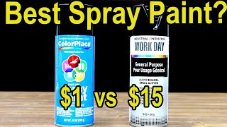 Best Spray Paint Rustoleum 2X Valspar ColorPlace Krylon Sherwin Williams RustOleum Prof [upl. by Spooner200]