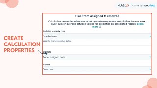 Howto create Calculation Properties in HubSpot [upl. by Corine]