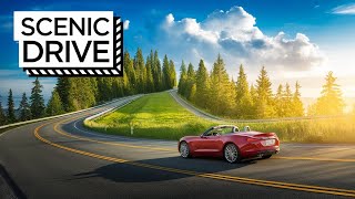 Scenic driving video through beautiful landscapes [upl. by Onoitna]